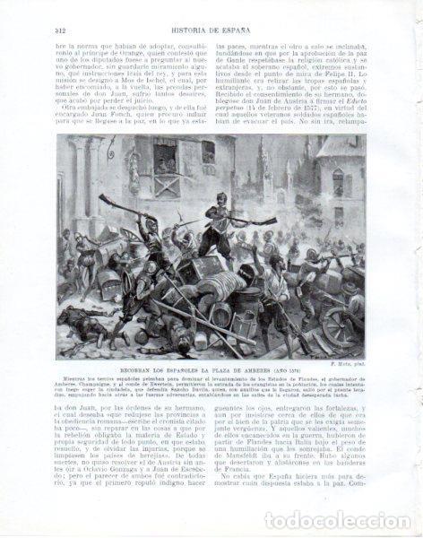 Postais: LAMINA V33849: Los espa&ntilde;oles recobran Amberes - Manuel Rodriguez Codola