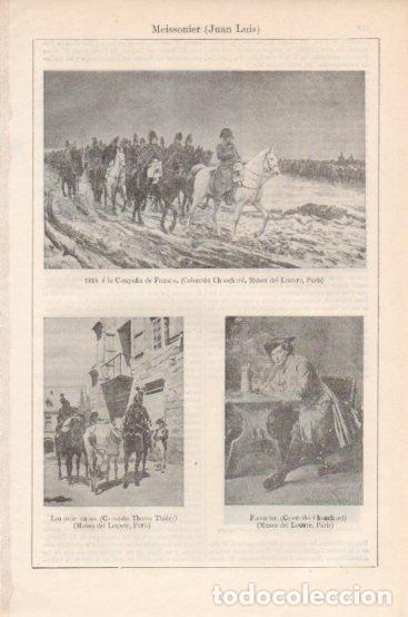 Cartes Postales: LAMINA V43768: Obras varias por Meissonier - Varios