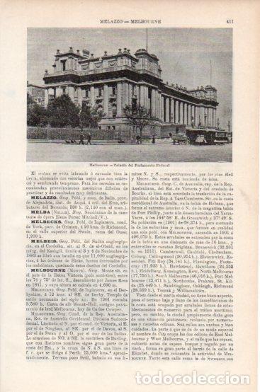 Postcards: LAMINA V43803: Palacio del Parlamento en Melbourne - Varios