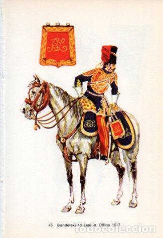 Postales: LAMINA V44244: Bundelekund Legion. Officer 1847 - Robert and Christopher Wilkinson-Latham