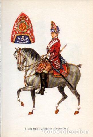 Postcards: LAMINA V44223: 2nd Horse Grenadiers. Trooper 1750 - Robert and Christopher Wilkinson-Latham