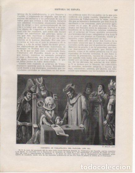 Postkarten: LAMINA V33680: Convenio de Villafranca del Panades por F. Blanch - Manuel Rodriguez Codola