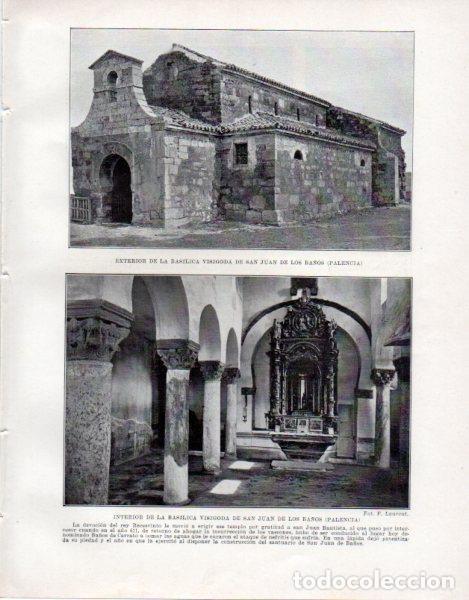 Postcards: LAMINA V33451: Basilica de San Juan de los Ba&ntilde;os en Palencia - Manuel Rodriguez Codola
