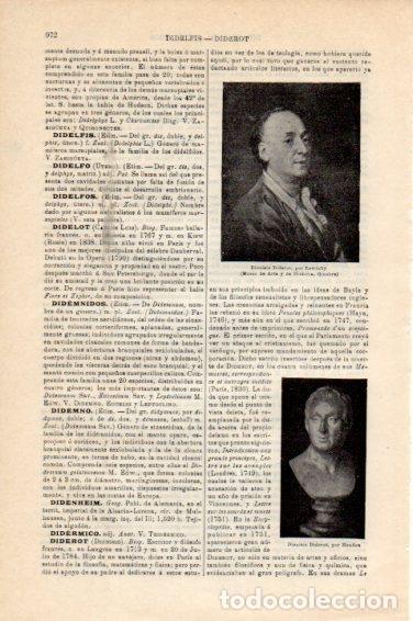 Cartoline: LAMINA V44929: Dionisio Diderot - Varios