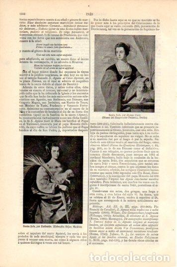Cartoline: LAMINA V44644: Santa Ines por Zurbaran y por Alonso Cano - Varios
