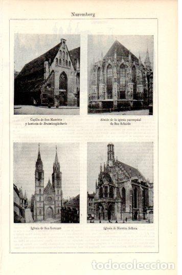Postkarten: LAMINA V44695: Iglesias en Nuremberg - Varios