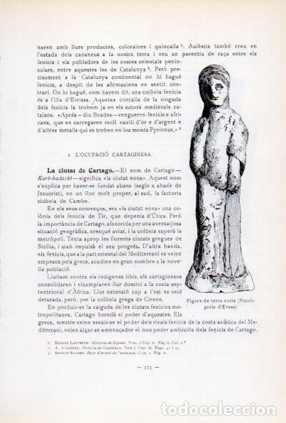 Cartoline: LAMINA V34732: Figura de terra cuita, Necropolis d'Ereso - Antoni Rovira i Virgili
