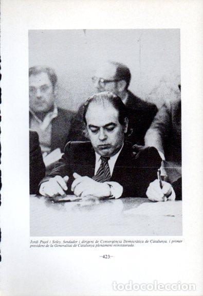 Cartoline: LAMINA V45148: Jordi Pujol i Soley - Jaume Sobreques i Callico