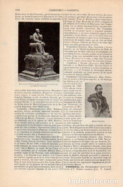 Postkarten: LAMINA V35266: Monumento a Nu&ntilde;ez de Arce en Cudillero - Varios