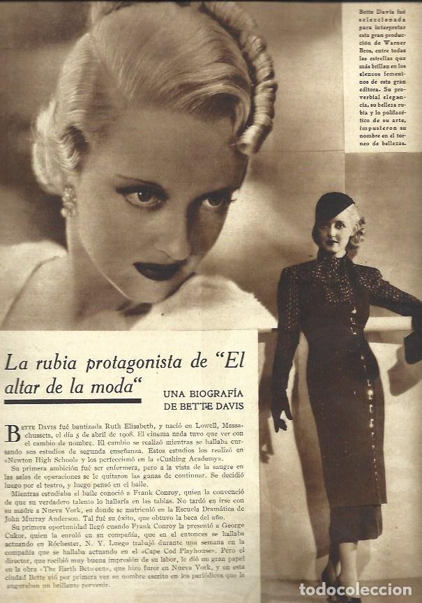 Postales: LAMINA 37843: Biografia de Bette Davis - VVAA