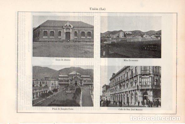 Postais: LAMINA V34822: Vistas de La Union, Murcia - Varios
