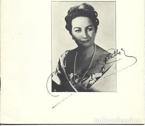 Postales: OBRA 37776: Montserrat Caballe. Disco Arias - VVAA