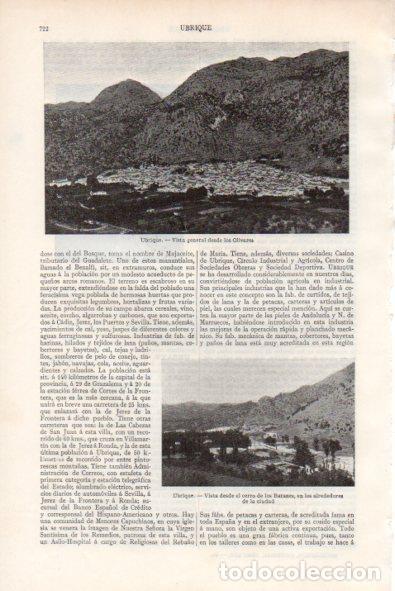 Postais: LAMINA V34774: Vista general de Ubrique, Cadiz - Varios