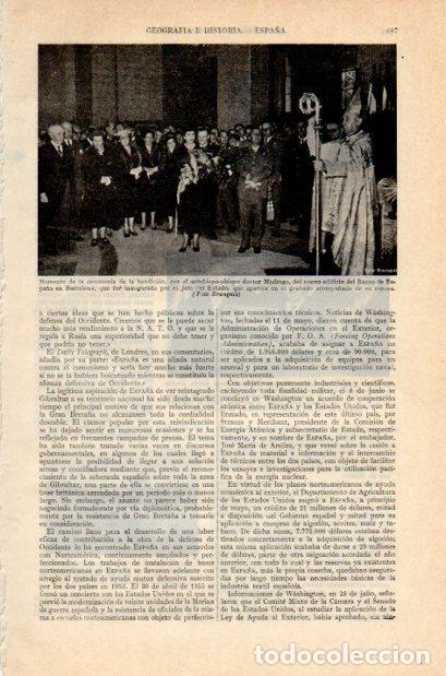 Postkarten: LAMINA V34984: Arzobisbo Modrego bendice el Banco de Espa&ntilde;a en Barcelona - Varios