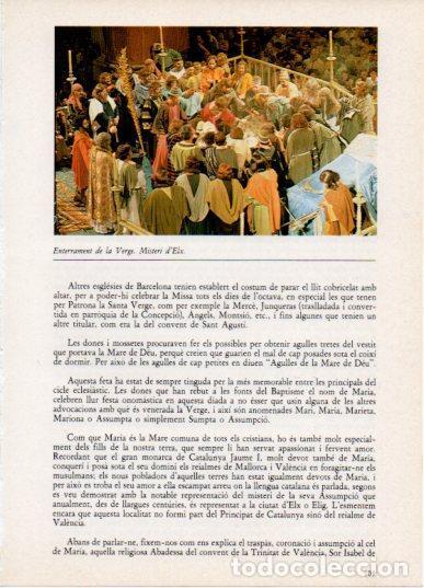 Cartoline: LAMINA V45815: Enterrament de la Verge, misteri d'Elx - Aureli Capmany