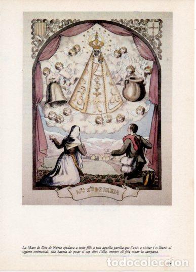 Postkarten: LAMINA V45822: La Mare de Deu de Nuria - Aureli Capmany