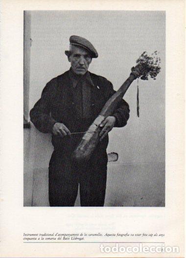 Cartoline: LAMINA V45789: Instrument d'acompanyament de les caramelles, Baix Llobregat 1950 - Aureli Capmany
