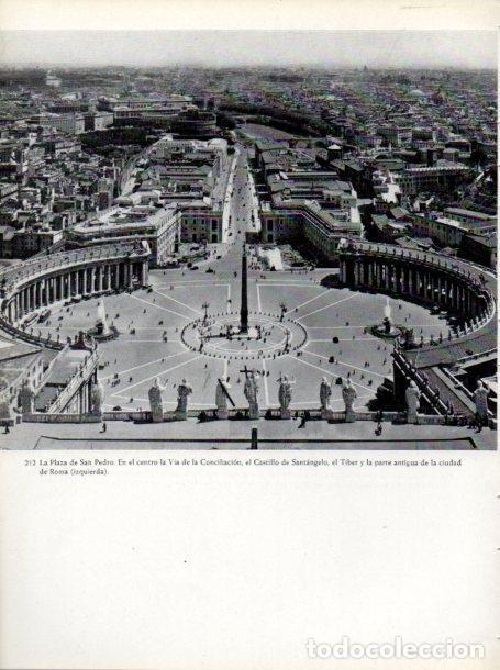 Postales: LAMINA V45697: Plaza de San Pedro en Roma vista aerea - NULL
