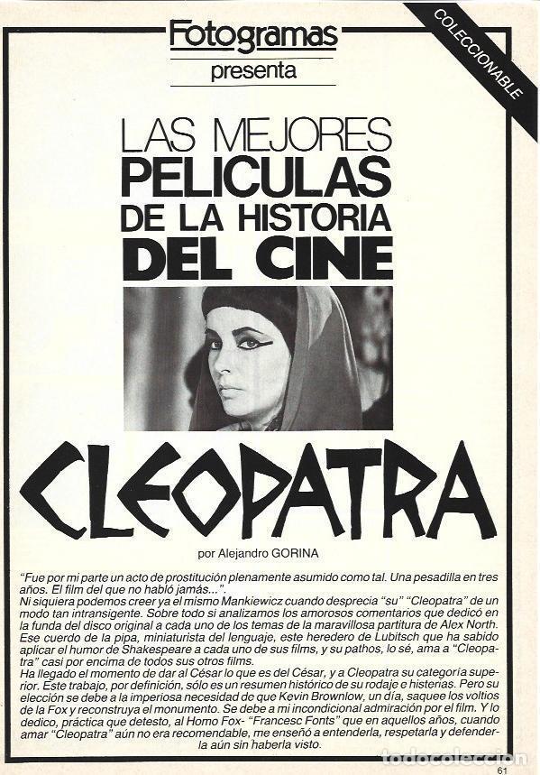 Postkarten: LAMINA 38094: Liz Taylor en Cleopatra - Alejandro Gorina