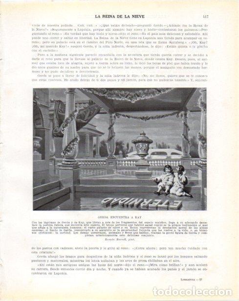 Cartes Postales: LAMINA V34390: Gerda encuentra a Kay por Ramon Borrell - Guillermo de Boladeres