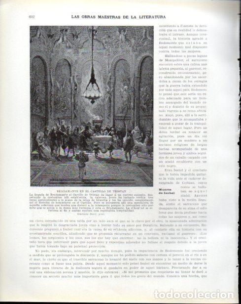 Postales: LAMINA V34500: Bradamante en el castillo de Tristan por Gustavo Dore - Guillermo de Boladeres