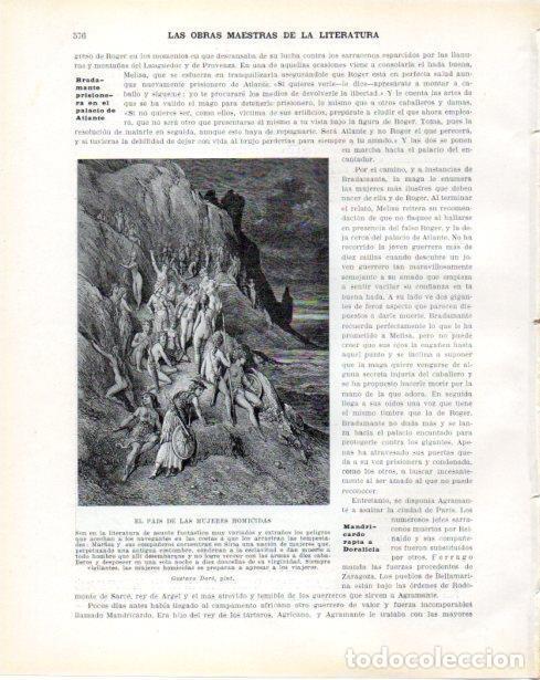 Postales: LAMINA V34475: El pais de las Mujeres Homicidas por Gustavo Dore - Guillermo de Boladeres