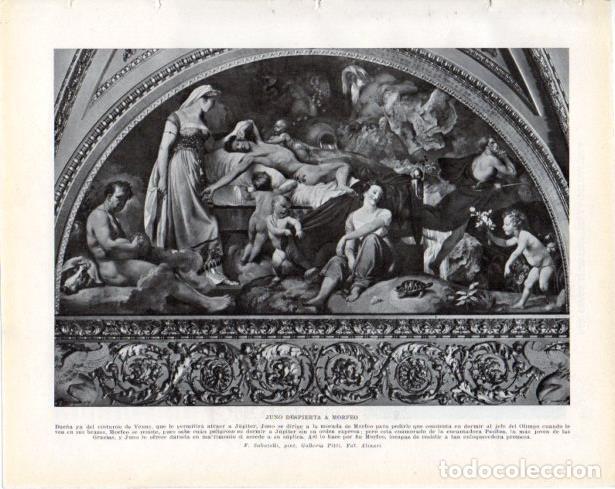Postkarten: LAMINA V34226: Juno despierta a Morfeo por F. Sabatelli - Guillermo de Boladeres