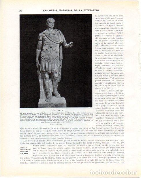 Postales: LAMINA V34322: Julio Cesar escultura - Guillermo de Boladeres