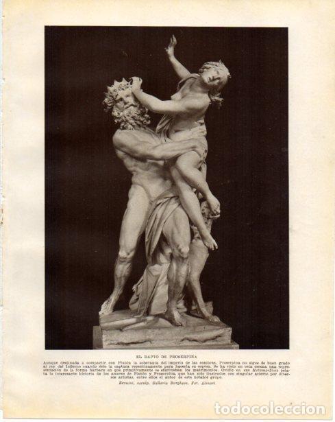 Cartoline: LAMINA V34292: El rapto de Proserpina por Bernini - Guillermo de Boladeres