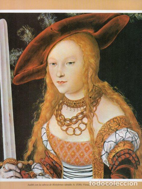 Cartoline: LAMINA V35687: Judith con la cabeza de Holofernes por Lucas Cranach - Varios