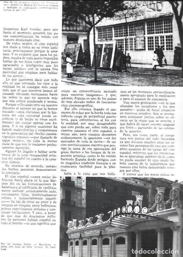 Postkarten: LAMINA 38354: El Proyecciones de Madrid y El Ideal Cine de Barcelona - VVAA