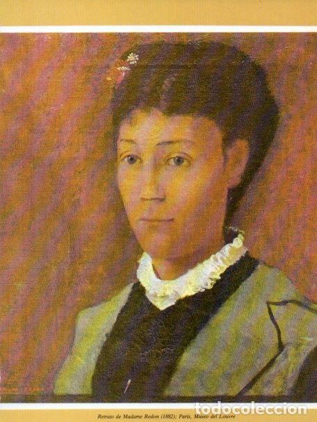 Cartoline: LAMINA V35738: Retrato de Madame Redon por Odilon Redon - Varios