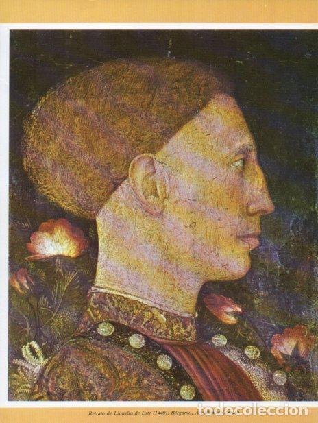 Postkarten: LAMINA V35732: Retrato de Lionello de Este por Antonio Pisano - Varios