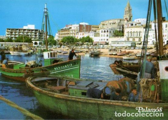 Postais: LAMINA V35565: Vista parcial del puerto de Palamos, Gerona - Varios