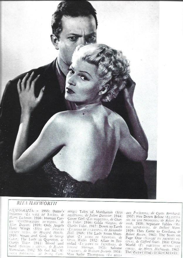 Postales: LAMINA 38326: Rita Hayworth - VVAA