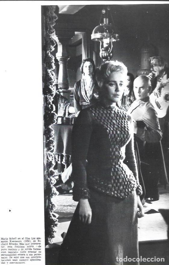 Cartoline: LAMINA 38324: Maria Schell en Los hermanos Karamazov - VVAA