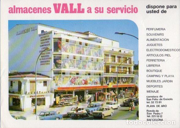 Postcards: LAMINA V35552: Publicidad Almacenes Vall en Playa de Aro, Gerona - Varios