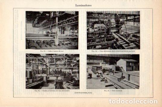 Postkarten: LAMINA V36105: Fabrica Adolf Emil Hutte en Esch, Luxemburgo - Varios