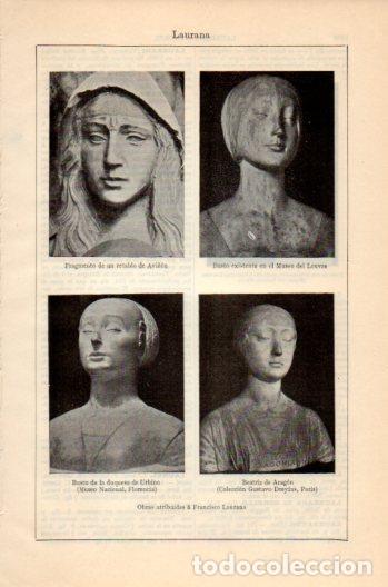 Postcards: LAMINA V36150: Bustos por Francisco Laurana - Varios