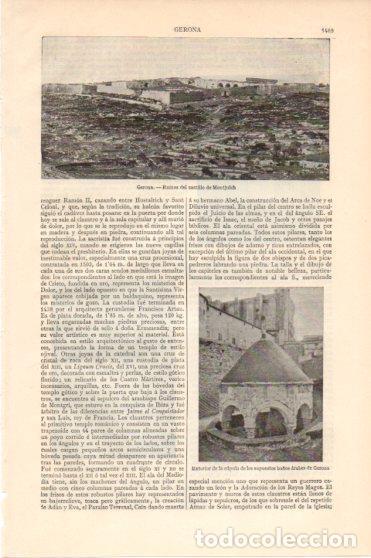 Postcards: LAMINA V46328: Castillo de Montjuich en Gerona - Varios