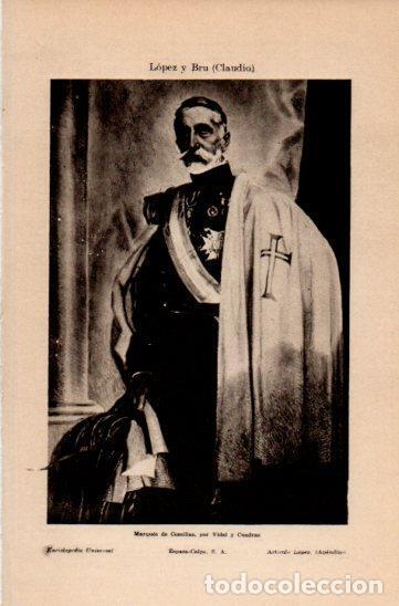 Postais: LAMINA V35842: Marques de Comillas por Vidal y Cuadras - Varios