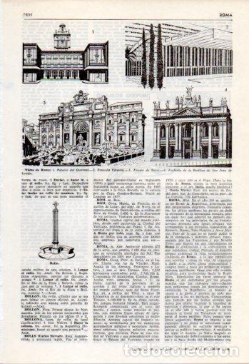 Postkarten: LAMINA V35876: Vistas de Roma - Varios