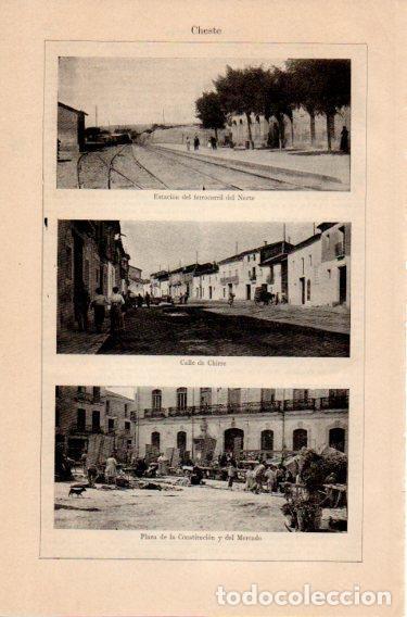 Postais: LAMINA V46777: Vistas de Cheste, Valencia - Varios