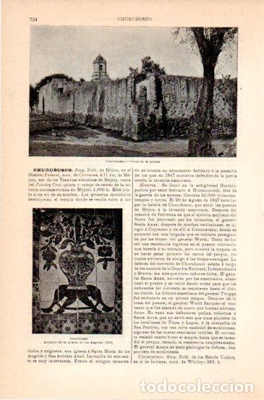 Postais: LAMINA V46871: Cerca de la iglesia de Churubusco, Mejico - Varios