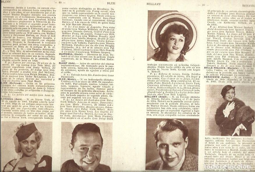 Postais: LAMINA 34900: Monte Blue, Joan Blondell, Lolita Benavente y Ralph Bellamy - VVAA