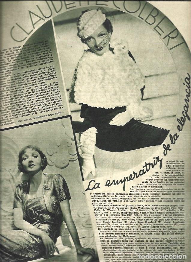 Cartes Postales: LAMINA 34809: Claudette Colbert - VVAA