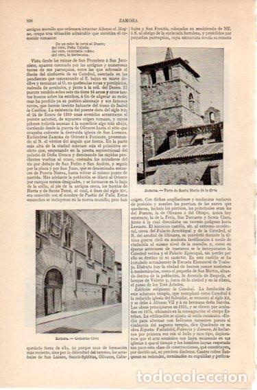 Cartes Postales: LAMINA V46646: Torre de Santa Maria de la Orta, Zamora - Varios