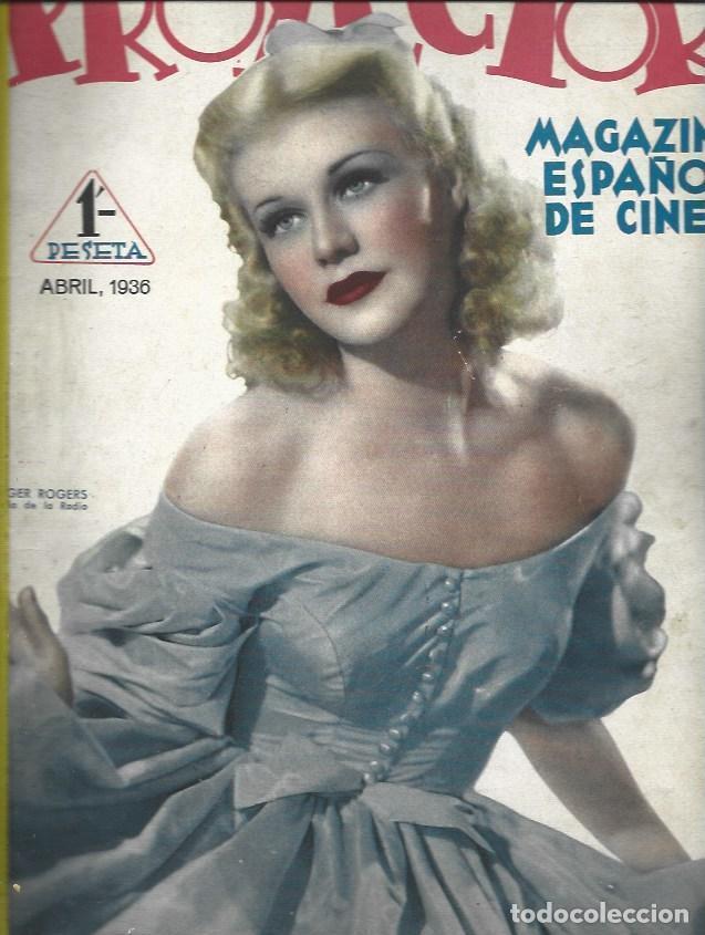 Postales: LAMINA 34790: Portada Proyector con Ginger Rogers - VVAA