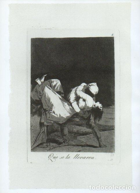 Postales: LAMINA V47182: Capricho 8 por Goya - NULL