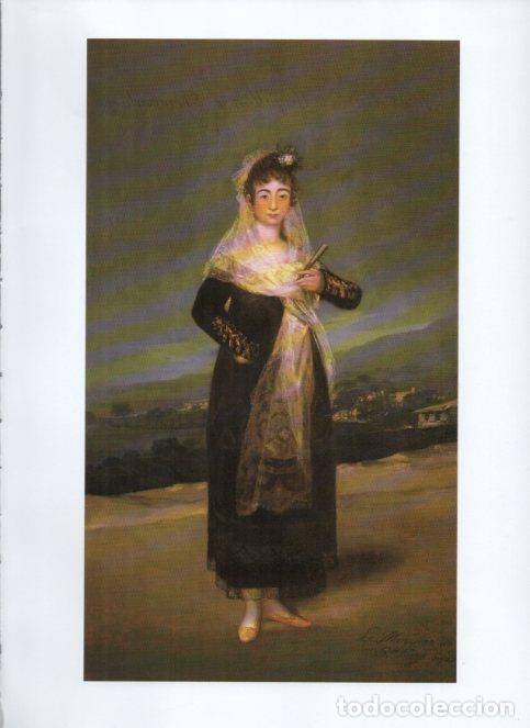 Postales: LAMINA V47085: Maria Soledad Fernandez, marquesa de Santiago por Goya - NULL